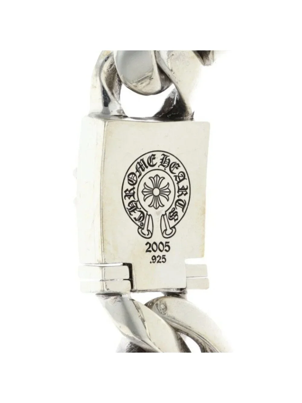 Chrome Hearts Clsc Chx Large Box ID Classic Silver Bracelet